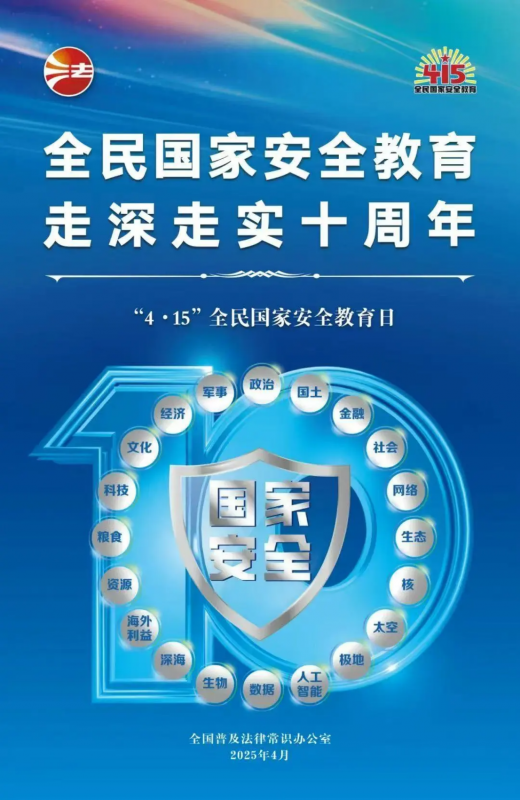 415全民国家安全教育日 | 全民国家安全教育，走深走实十周年