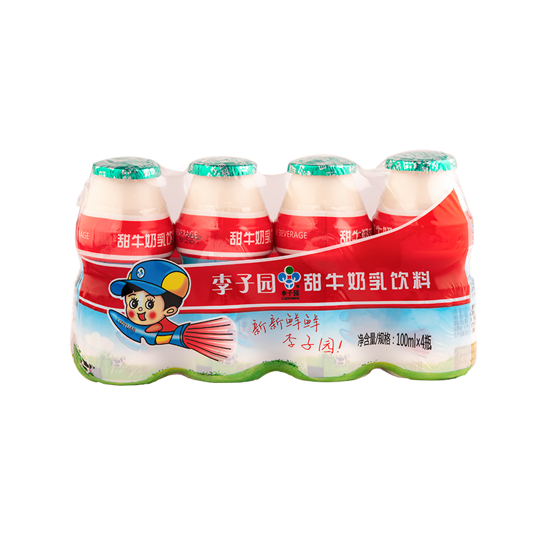 甜牛奶乳饮料，单瓶净含量100ml