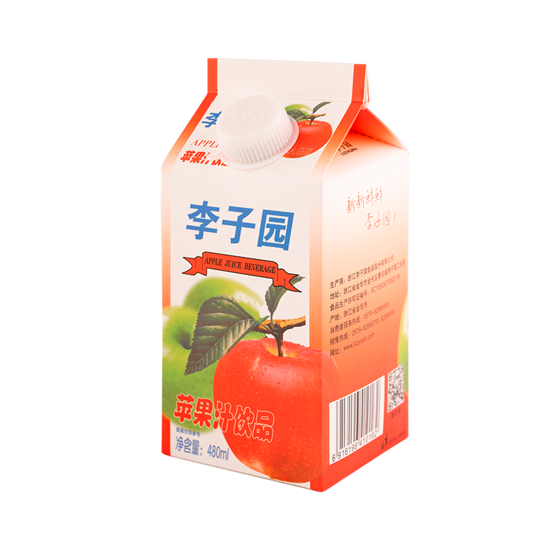 苹果汁饮品，单盒净含量480ml